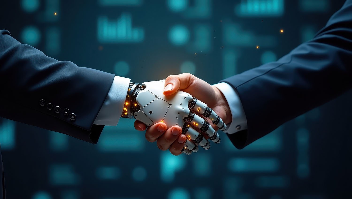 KI und HR reichen sich die Hände